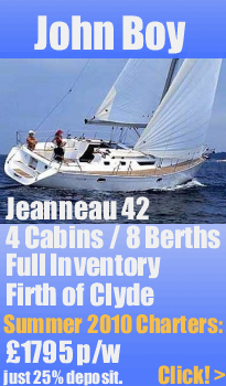 Bareboat Yacht Charter in Scotland at Largs Yacht Haven, Firth of Clyde, West Coast of Scotland from ScotSail!