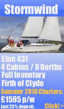 Bareboat Yacht Charter in Scotland at Largs Yacht Haven, Firth of Clyde, West Coast of Scotland from ScotSail!